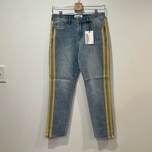 NWT EVIDNT Los Angeles Track Trim Slim Denim Jeans -  Size 27
